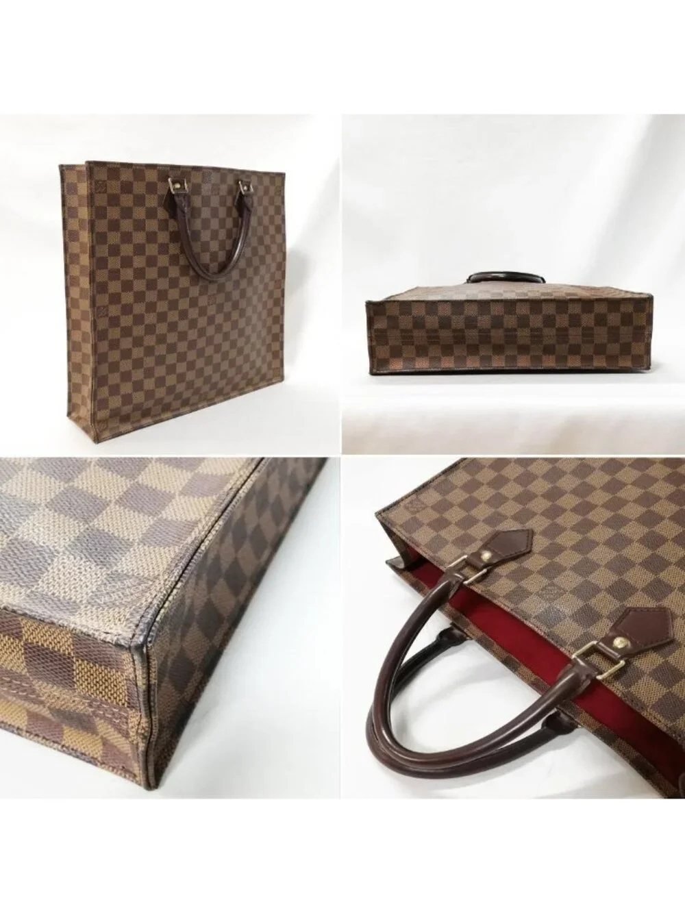 Louis Vuitton Sac Plat Tote Business Brown